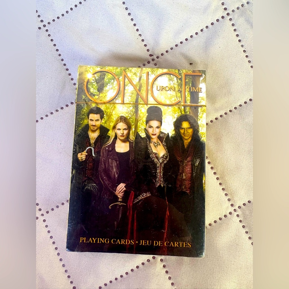 Once Upon a Time Playing Cards - Black and Gold